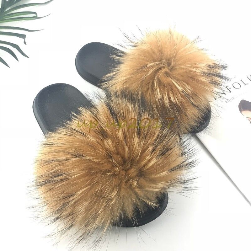 raccoon slippers